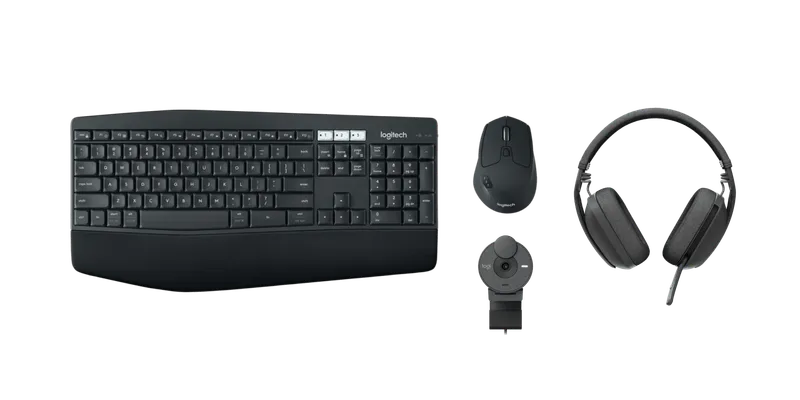 Logitech Productivity Bundle - Brio 300, Zone Vibe 100, MK850