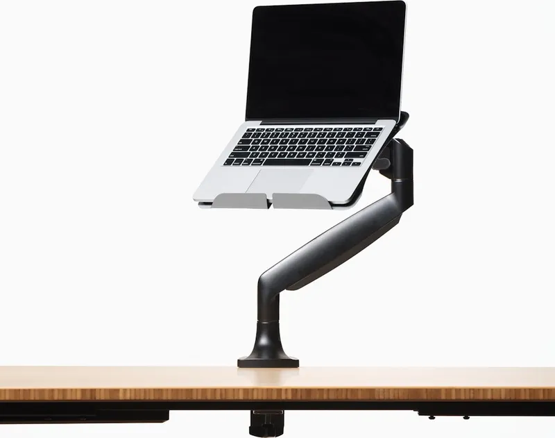 Jarvis Single Monitor Arm, with Laptop Tray